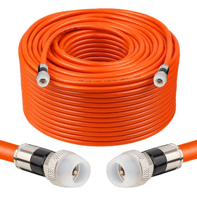 MOOKEERF RG6 coaxial cable 200ft for TV, internet and satellite signals