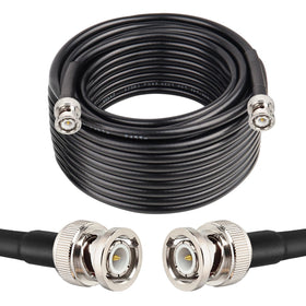 MOOKEERF RG8X 40ft BNC cable for reliable antenna connections.