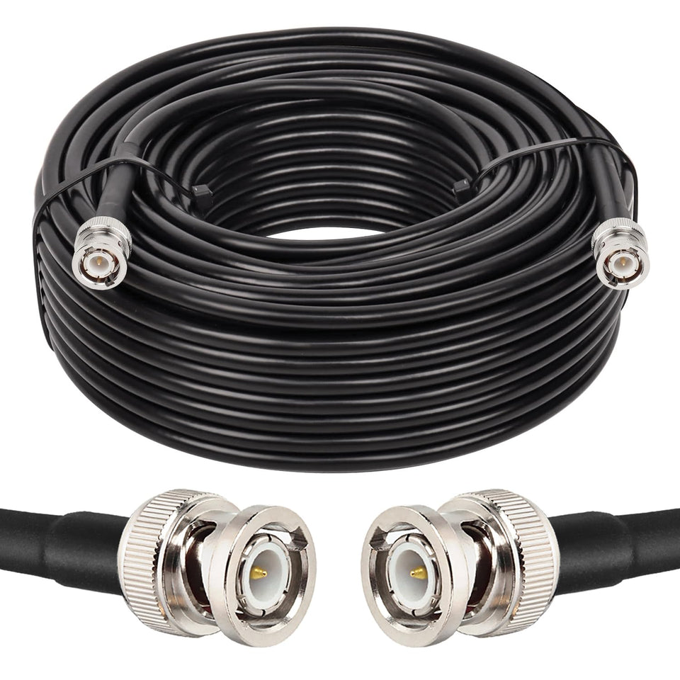 MOOKEERF RG8X BNC cable 100 ft installations with reliable signal paths