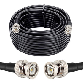 MOOKEERF RG8X BNC to BNC 35ft cable for rugged outdoor antenna connections.