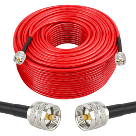 MOOKEERF RG8X 200ft coaxial cable for long-distance RF links