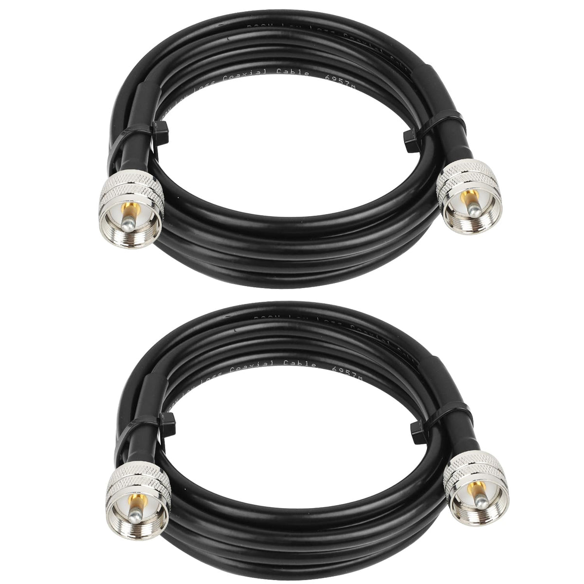 MOOKEERF PL259 front connector showing secure fit and reliable contact