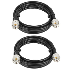 MOOKEERF PL259 front connector showing secure fit and reliable contact
