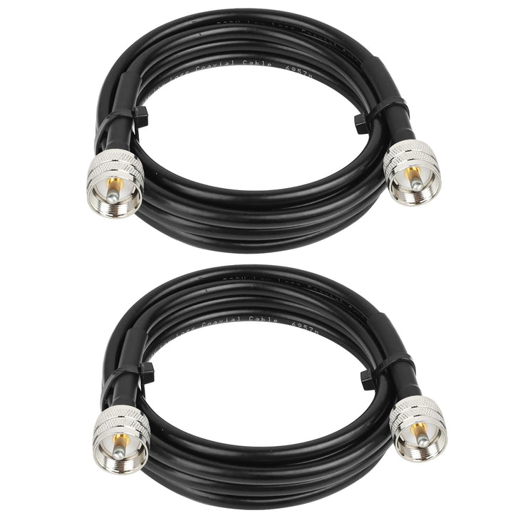 MOOKEERF PL259 front connector showing secure fit and reliable contact