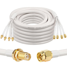 MOOKEERF SMA extension 30ft: flexible, long-range connectivity for outdoor networks.