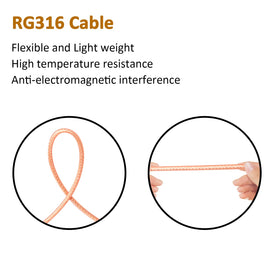 MOOKEERF 2.2-inch heat shrink protects the joint from detachment.