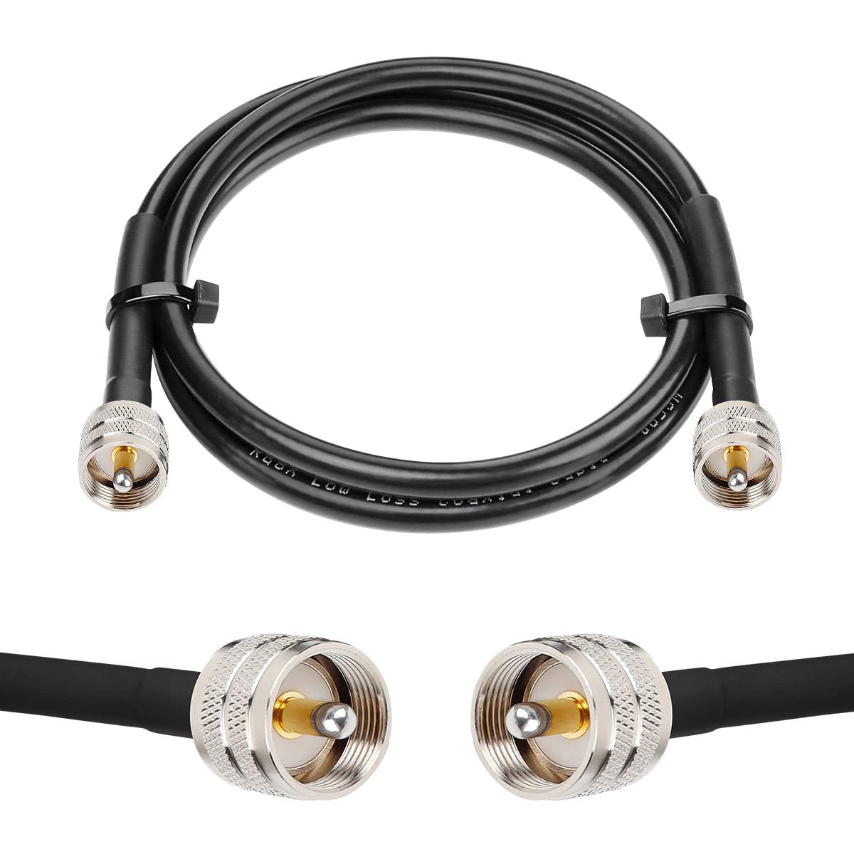MOOKEERF waterproof white PVC jacket protecting outdoor coax