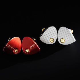 Moondrop ARIA 2 earphone front view shows ergonomic fit.