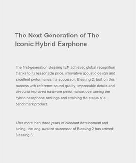 Moondrop Blessing 3 4BA drivers for extended high-frequency detail.