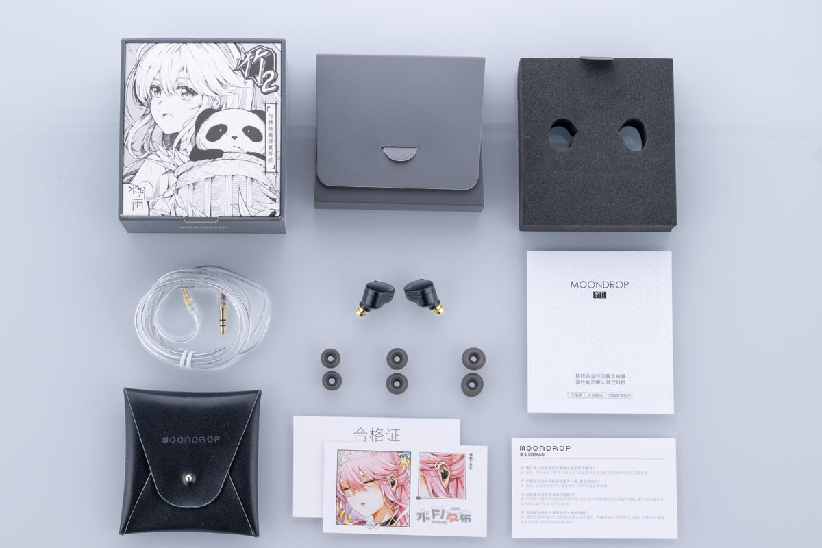 Moondrop CHU II replaceable acoustic filters simplify tuning and customization.