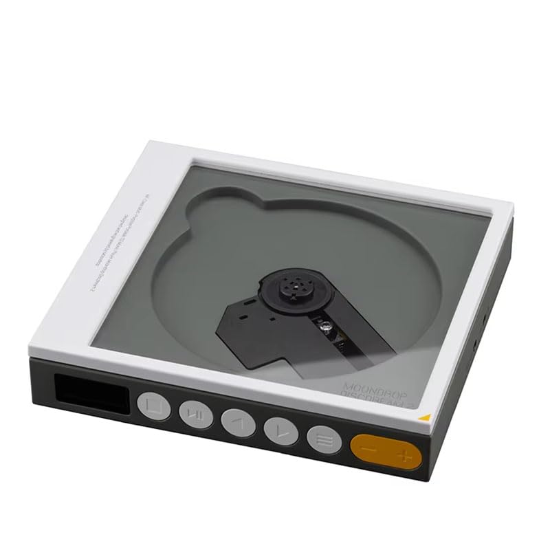 Moondrop DiscDream 2 clamshell design for on-the-go listening and disc protection.