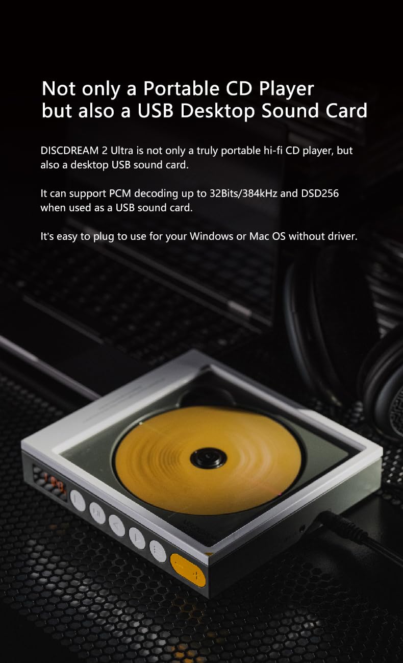 Moondrop DiscDream 2 optical output connects to DAC or amp.