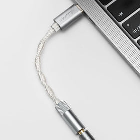 Moondrop Echo-A back panel emphasizing USB-C input