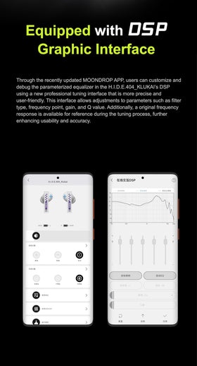 Moondrop KLUKAI technical label showing Bluetooth, battery and LDAC support for clarity
