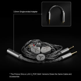 Moondrop LAN II REF glass dome diaphragm detail for high-frequency clarity