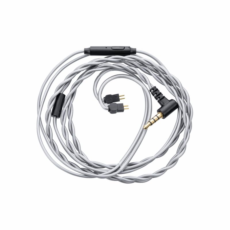 Moondrop MC1 front view showing 3.5mm plug and durable housing for wide compatibility