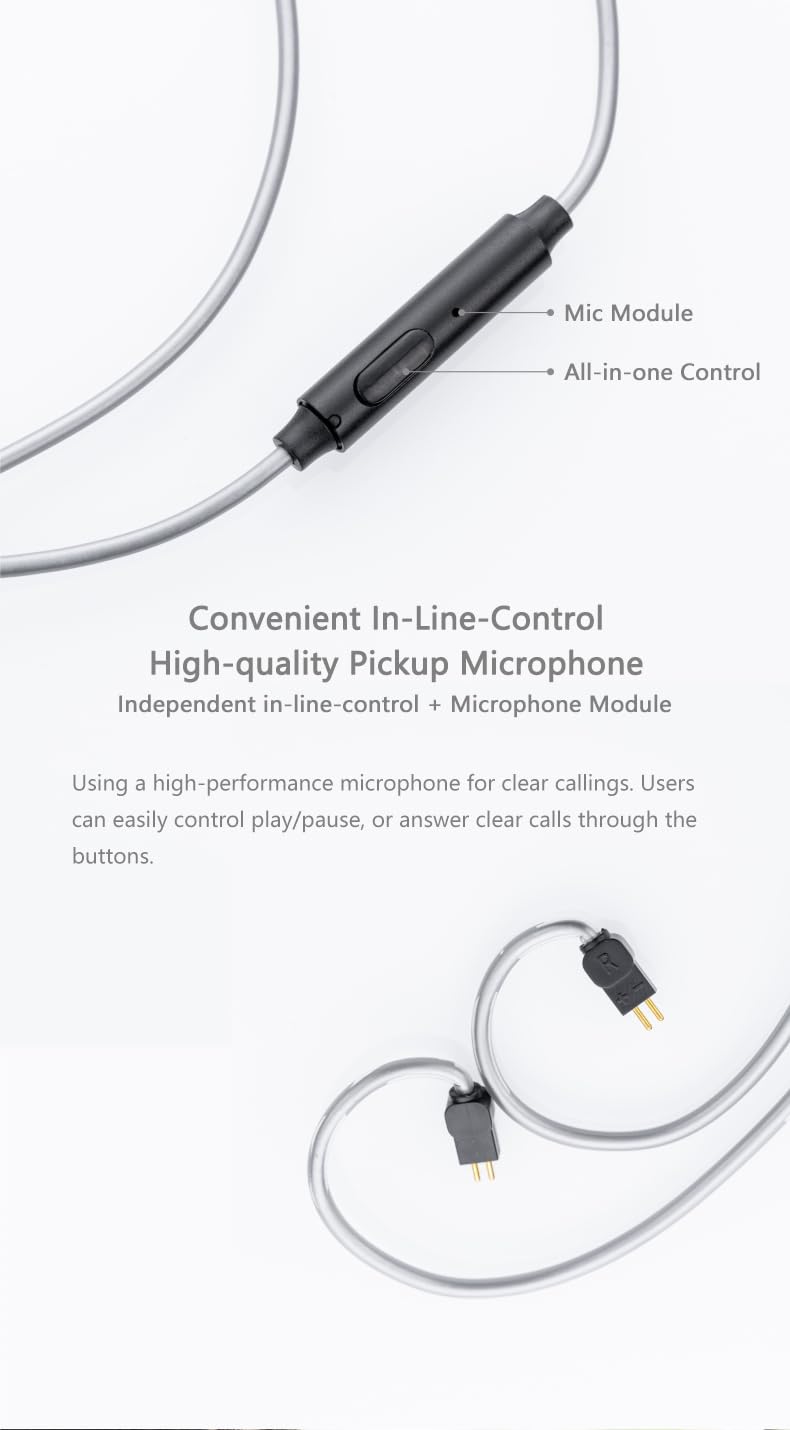 Moondrop MC1 inline microphone detail highlighting clear voice capture