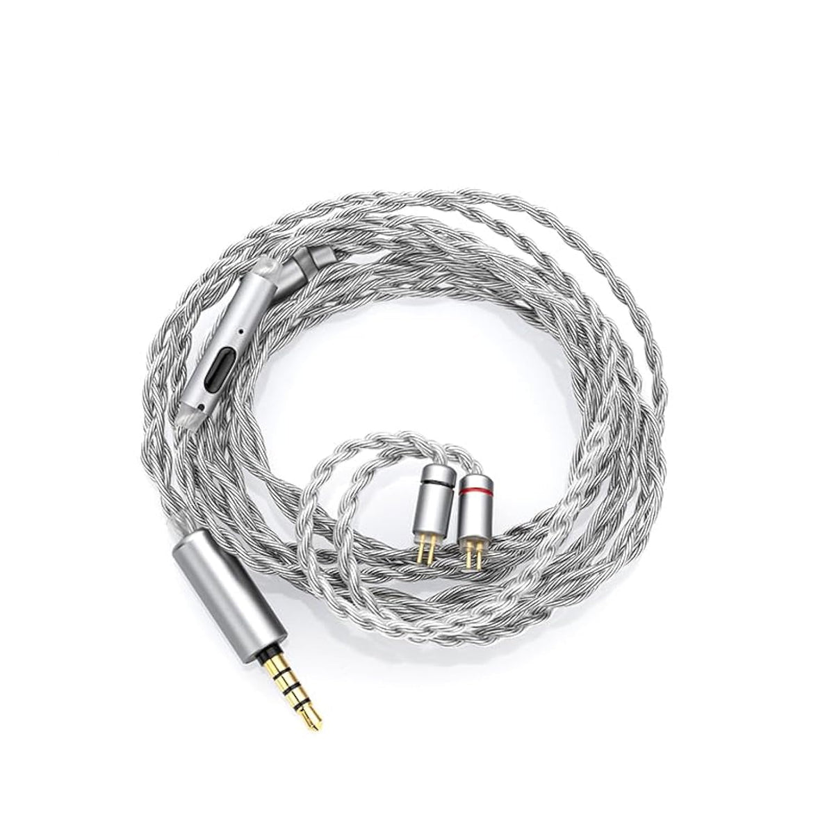 Moondrop MC2 3-5mm plug showing universal compatibility for many headphones