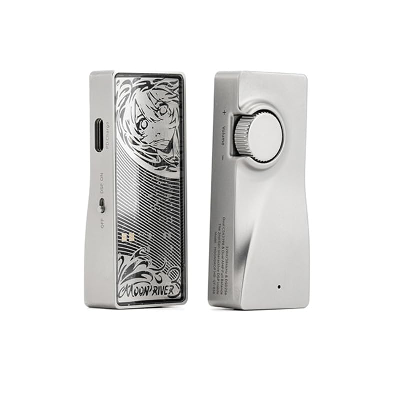 Moondrop MoonRiver 3 front view compact desktop DAC for high-fidelity listening