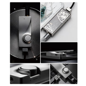 Moondrop MoonRiver 3 push-action volume knob for precise tactile control