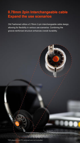 Moondrop headphones held in hand to show scale and lightweight comfort benefit