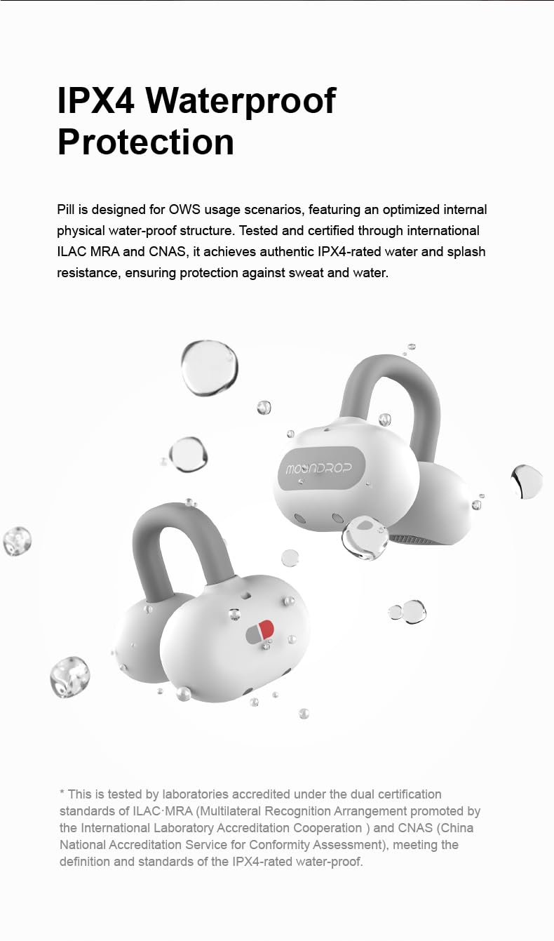Moondrop Pill charging case mechanism open to show retractable storage convenience
