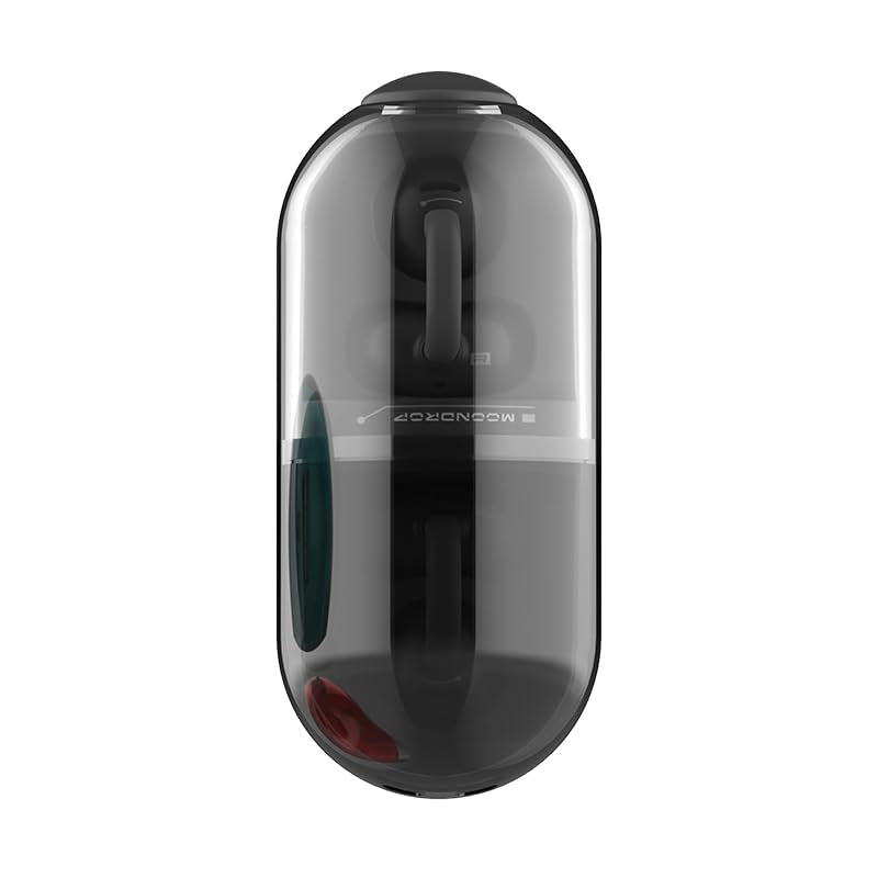 Moondrop Pill worn on ear clip offering situational awareness and comfortable fit