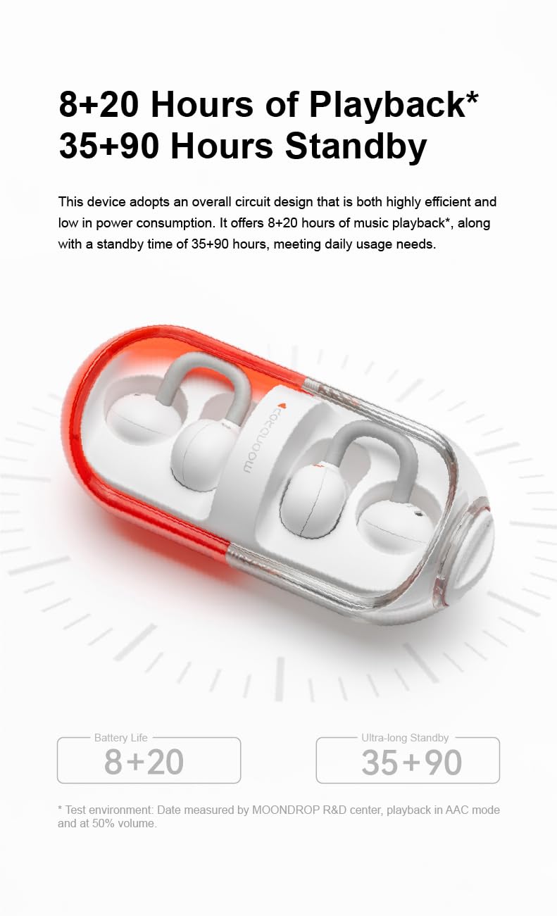 Moondrop Pill size comparison in hand showing compact footprint and easy portability