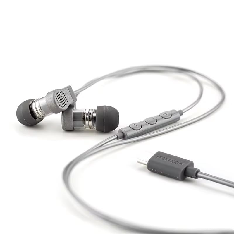 Moondrop Quark 2 earphone housing image emphasizes LCP dome driver details