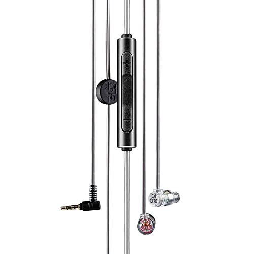 Moondrop Quarks with transparent shell showing the micro dynamic driver for crisp audio