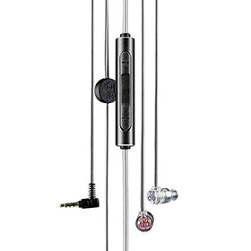 Moondrop Quarks with transparent shell showing the micro dynamic driver for crisp audio