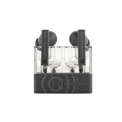 Moondrop Space Travel 2 Ultra front view showing sleek case and earbuds, highlighting premium design and portability