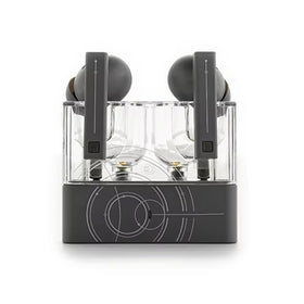 Moondrop Space Travel 2 Ultra front view showing sleek earbuds and case, highlighting premium design and fit.