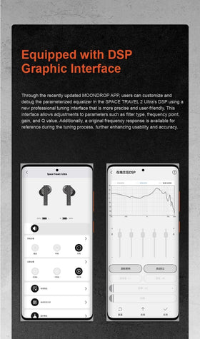 Moondrop Space Travel 2 Ultra in gaming mode with phone, highlighting 55ms low latency for responsive gameplay.