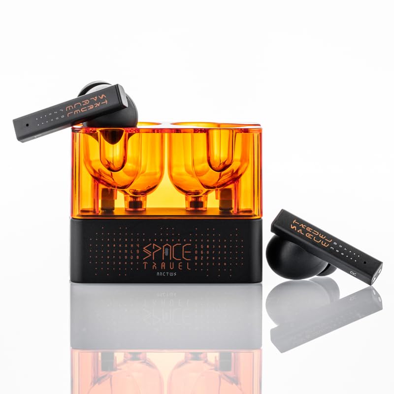 Moondrop Space Travel front view showing compact case and earbuds, highlighting portability