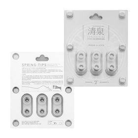 Moondrop Spring Tips waveguide detail highlighting acoustic core for refined treble