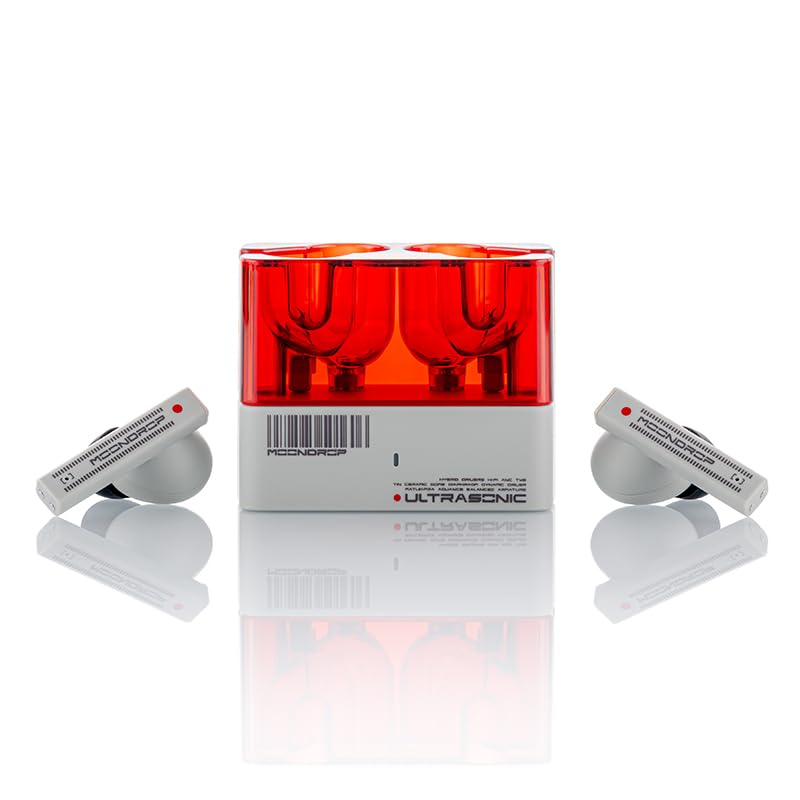 Moondrop Ultrasonic front view showcases a sleek, comfortable wireless design for daily wear.