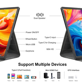 Moonka gaming-ready monitor with low latency for smooth PS5, Xbox and Switch sessions
