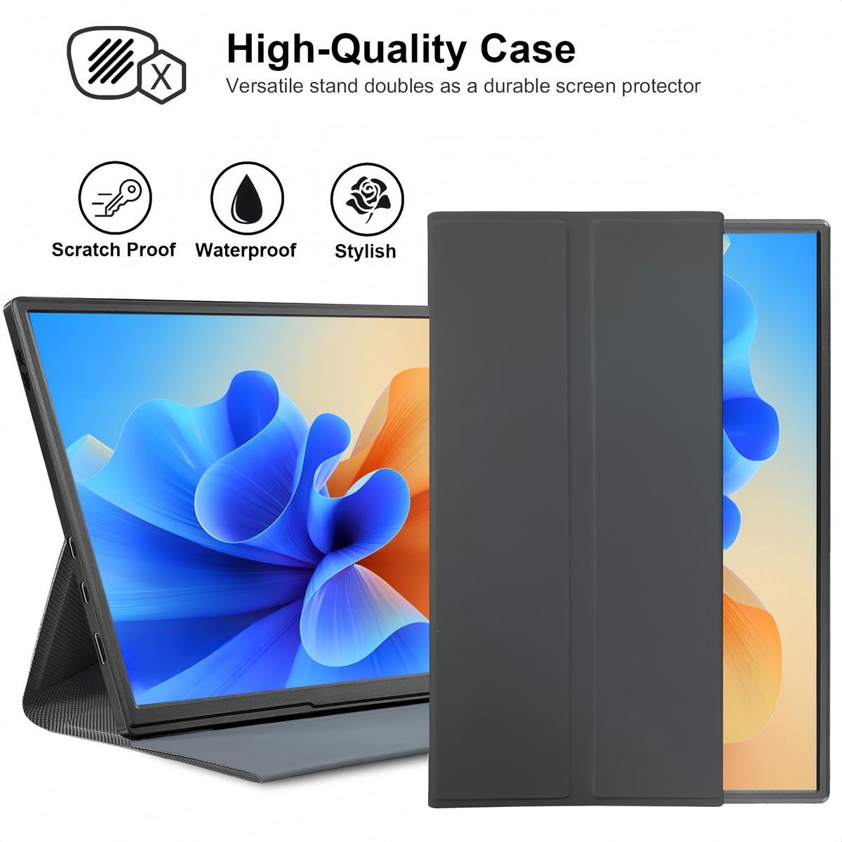 Moonka dual stereo speakers deliver immersive audio directly from the monitor