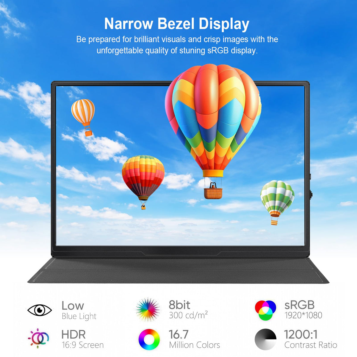 Moonka ultra-thin zero-frame design for easy transport