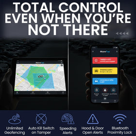 MooveTrax V3 live GPS tracking shows fleet location in real time.