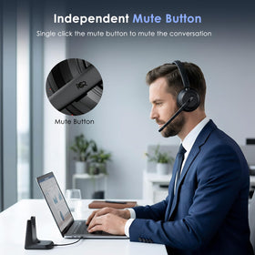 Mopchnic wireless headset USB dongle included for easy setup.