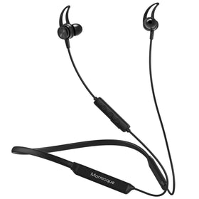 MORMOQUE G5 neckband front view for immersive music on the go.