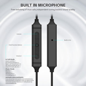 MORMOQUE USB-C headphones ergonomic 6-tip system for a secure daily fit.