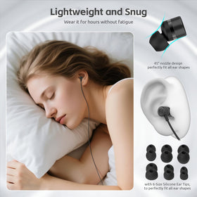 MORMOQUE USB-C headphones with magnetic cable system to prevent tangles during travel.