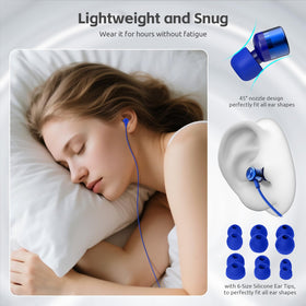 MORMOQUE USB-C headphones magnetic ergonomic design reduces tangling during travel.