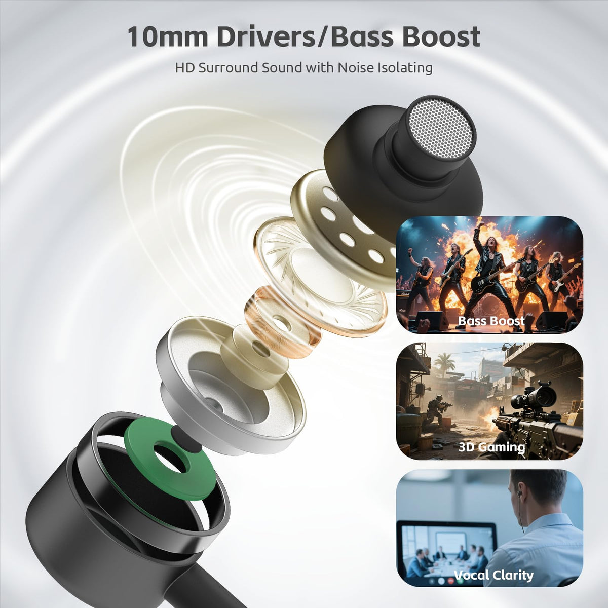 MORMOQUE USB-C headphones reinforced USB-C connector for durable daily use.