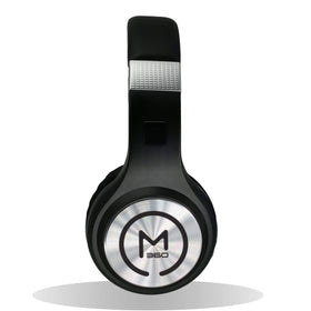 Morpheus 360 Serenity headset shows a 10-hour battery for extended listening.