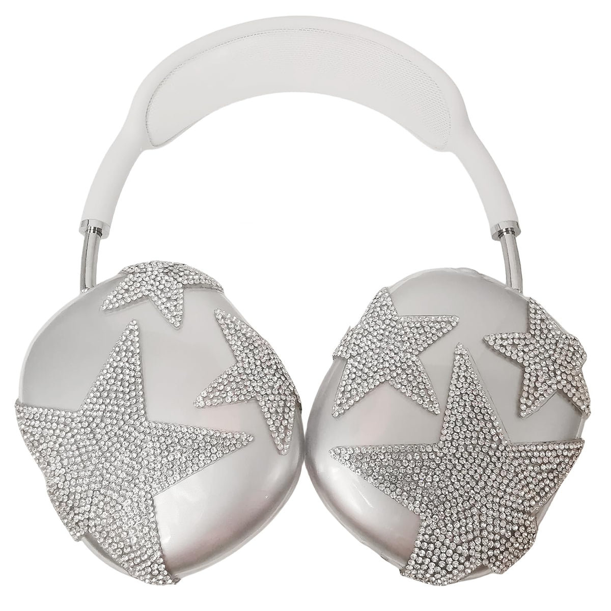 MORWLAT front view showing glittering rhinestone stars and protective design