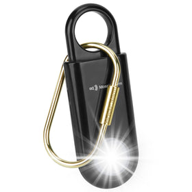 Mosaic Alarm 130dB siren on a compact keychain for personal safety and quick alerts